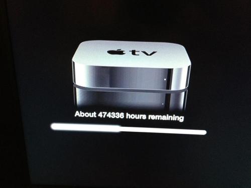 Apple TV updating (courtesy Sam Nixon)
