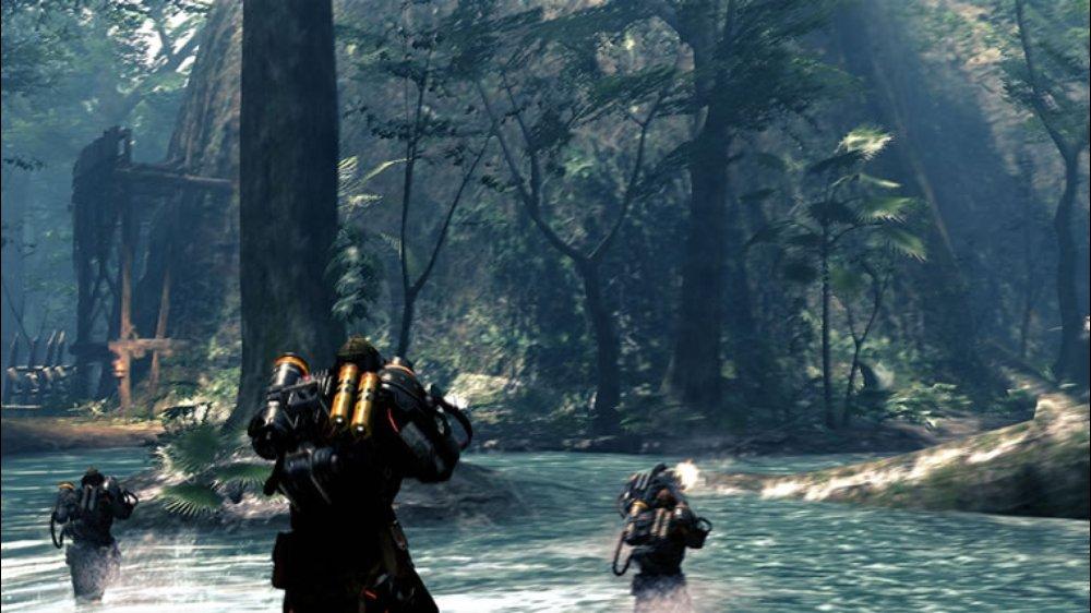 Why am I in a jungle now? And why are these oddly clothed men shooting at me?