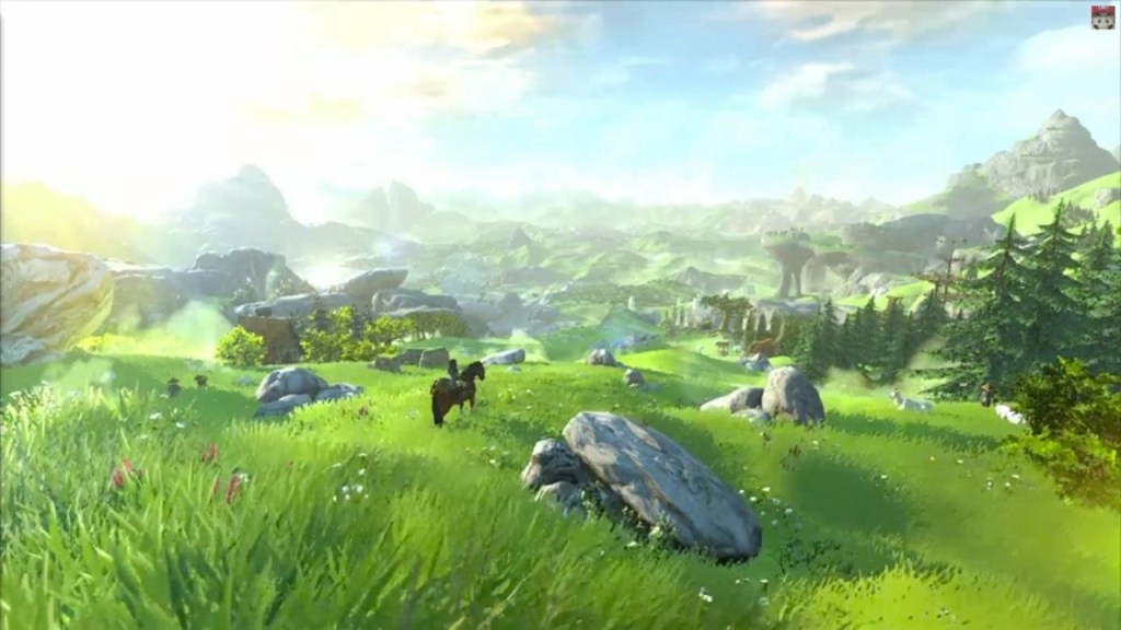 The new Zelda on Wii U - Nintendo claims this is all in-game footage. Wow.