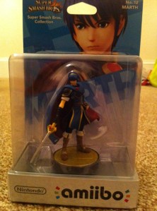Marth, the second, hastily purchased Amiibo. "Where is this going to end?", I wonder.