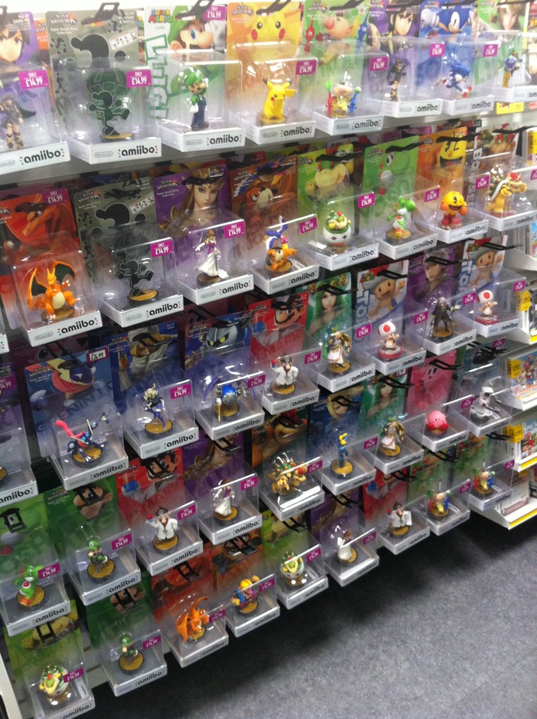 Amiibo stand in Walthamstow GAME, mid-October.