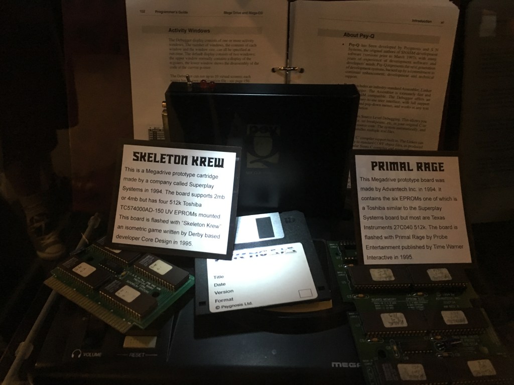 A Megadrive dev kit, complete with Primal Rage.