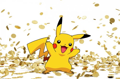 A suspiciously rich Pikachu.