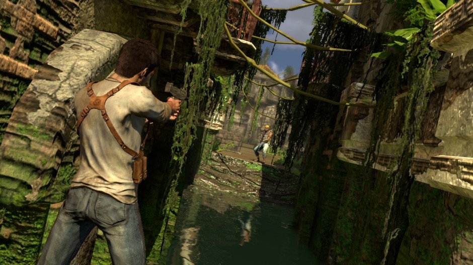 uncharted drakes fortune cover shooting