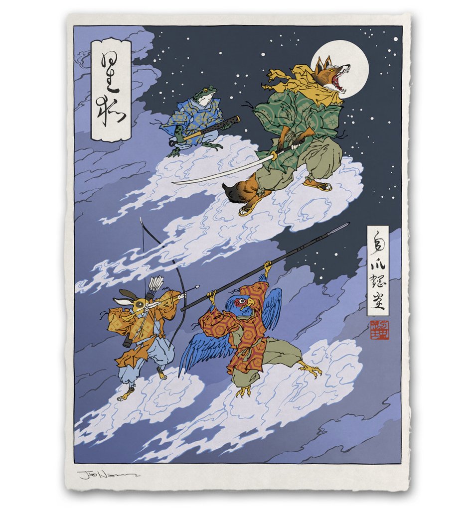 Look at these amazing Japanese-woodblock-style gaming prints – A
