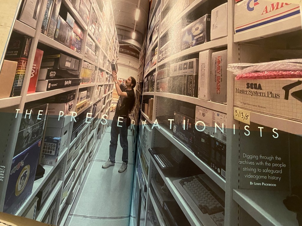 The fascinating world of video-game preservation: a ten-page feature for&nbsp;EDGE